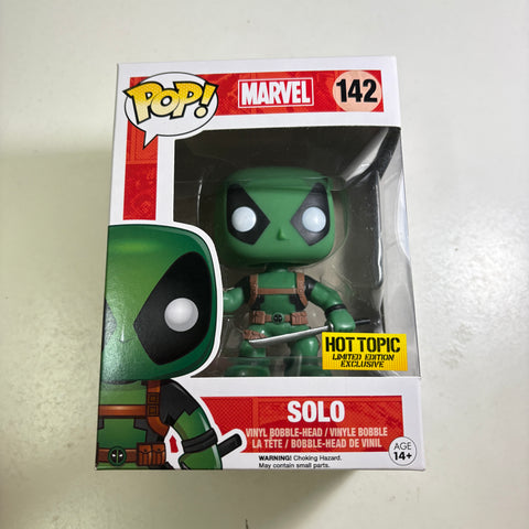 Deadpool SOLO - Marvel Funko Pop 142 Vinyl Figure (11.4 Cm L × 8.9 Cm W × 15.9 Cm H)