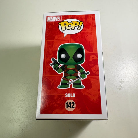 Deadpool SOLO - Marvel Funko Pop 142 Vinyl Figure (11.4 Cm L × 8.9 Cm W × 15.9 Cm H)