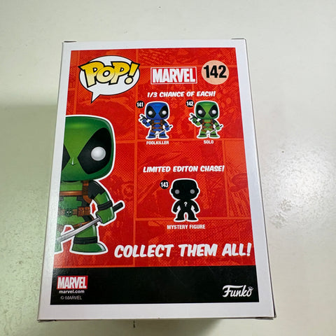 Deadpool SOLO - Marvel Funko Pop 142 Vinyl Figure (11.4 Cm L × 8.9 Cm W × 15.9 Cm H)