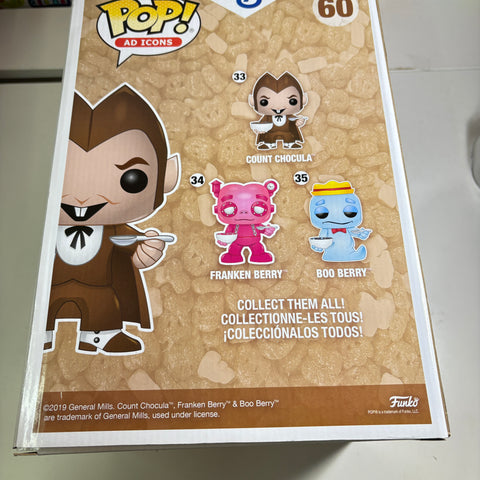 Count Chocula JUMBO Funko Pop Ad Icons 60 Exclusive (20.5 Cm L × 22.5 Cm W × 32.5 Cm H)