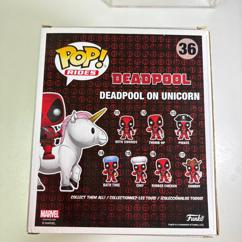 Deadpool on Unicorn - Marvel Funko Pop 36 Vinyl Figure (22.8 Cm L × 16.5 Cm W × 14 Cm H)