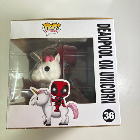 Deadpool on Unicorn - Marvel Funko Pop 36 Vinyl Figure (22.8 Cm L × 16.5 Cm W × 14 Cm H)