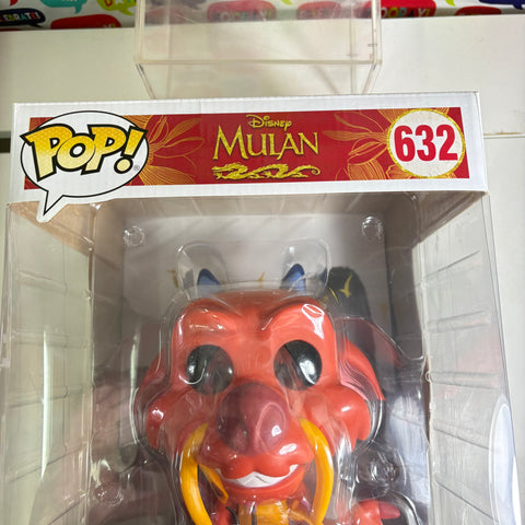 BOX FLAWS Mushu JUMBO Funko Pop Disney 632 (20.5 Cm L × 22.5 Cm W × 32.5 Cm H)