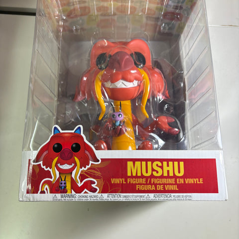 BOX FLAWS Mushu JUMBO Funko Pop Disney 632 (20.5 Cm L × 22.5 Cm W × 32.5 Cm H)