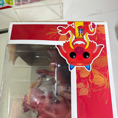 BOX FLAWS Mushu JUMBO Funko Pop Disney 632 (20.5 Cm L × 22.5 Cm W × 32.5 Cm H)
