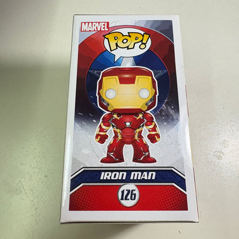 Iron Man - Captain America Civil War Marvel Funko Pop 126 Vinyl Figure (11.4 Cm L × 8.9 Cm W × 15.9 Cm H)