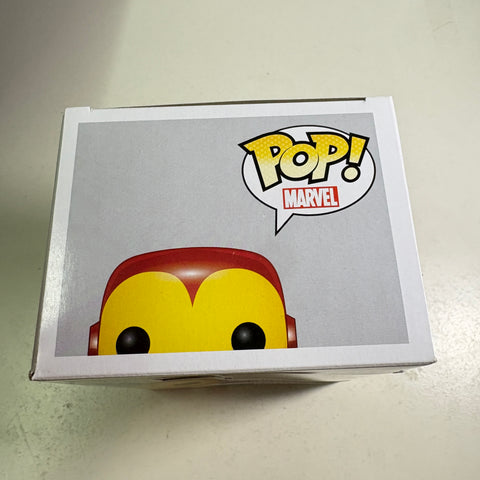BOX DAMAGE VIEW PHOTOS Iron Man - Marvel Funko Pop 04 Vinyl Figure (11.4 Cm L × 8.9 Cm W × 15.9 Cm H)