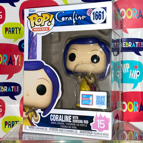 Coraline - Coraline with Dowsing Rod Funko Pop 1661 Fall Convention 2024 NYCC