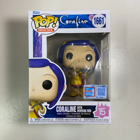 Coraline - Coraline with Dowsing Rod Funko Pop 1661 Fall Convention 2024 NYCC