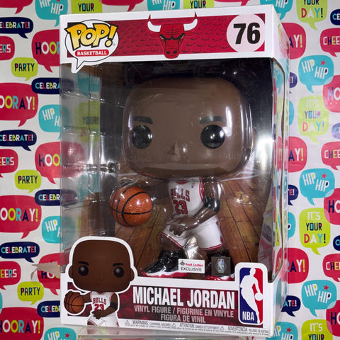 BOX FLAWS VIEW PHOTOS Michael Jordan JUMBO Funko Pop 76 EXCLUSIVE Sports Basketball (20.5 Cm L × 22.5 Cm W × 32.5 Cm H)