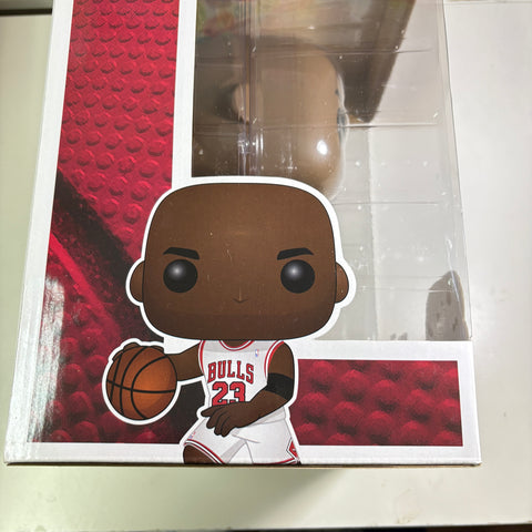 BOX FLAWS VIEW PHOTOS Michael Jordan JUMBO Funko Pop 76 EXCLUSIVE Sports Basketball (20.5 Cm L × 22.5 Cm W × 32.5 Cm H)