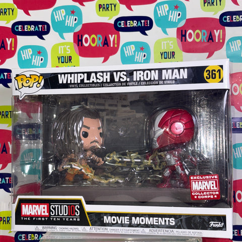 Whiplash vs Iron Man - Marvel Funko Pop 361 Vinyl Figure (33.0 Cm L × 12.1 Cm W × 20.3 Cm H)