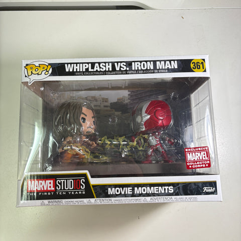 Whiplash vs Iron Man - Marvel Funko Pop 361 Vinyl Figure (33.0 Cm L × 12.1 Cm W × 20.3 Cm H)