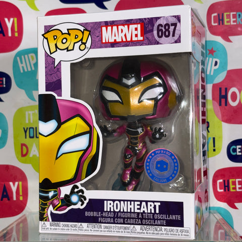 Iron Heart - Marvel Funko Pop 687 Vinyl Figure (11.4 Cm L × 8.9 Cm W × 15.9 Cm H)