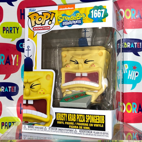 Spongebob Squarepants (Krusty Krab Pizza) - Funko Pop 1667