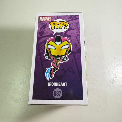 Iron Heart - Marvel Funko Pop 687 Vinyl Figure (11.4 Cm L × 8.9 Cm W × 15.9 Cm H)