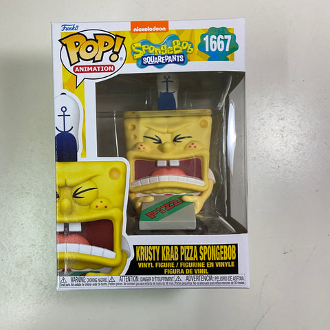 Spongebob Squarepants (Krusty Krab Pizza) - Funko Pop 1667