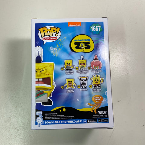 Spongebob Squarepants (Krusty Krab Pizza) - Funko Pop 1667