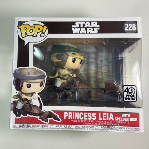 Princess Leia with Speeder Bike - Star Wars Funko Pop 228