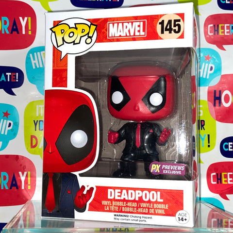 Deadpool (Tuxedo) - Marvel Funko Pop 145 PX Previews