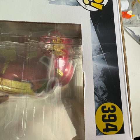 BOX FLAWS VIEW PHOTOS Hulkbuster Vs Hulk - Marvel Funko Pop 394 Vinyl Figure (33.0 Cm L × 12.1 Cm W × 20.3 Cm H)