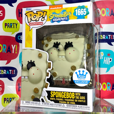 Spongebob Squarepants (with Suds/BOX DAMAGE) - Funko Pop 1665 Funko Shop Exclusive