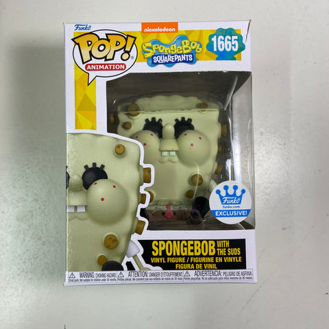 Spongebob Squarepants (with Suds/BOX DAMAGE) - Funko Pop 1665 Funko Shop Exclusive