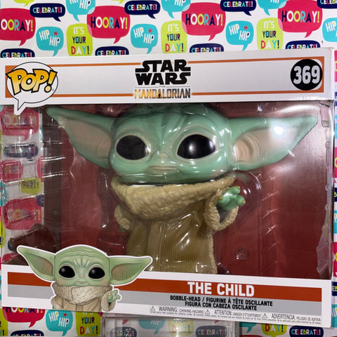 The Child/Grogu JUMBO Funko Pop 369 Star Wars (43.5 Cm L × 21 Cm W × 33.5 Cm H)