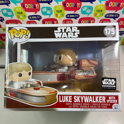 Luke Skywalker with Speeder - Star Wars Funko Pop 175