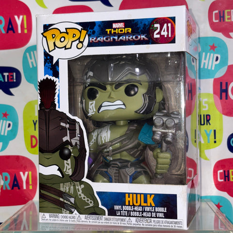 Hulk (THOR RAGNAROK) - Marvel Funko Pop 241 Vinyl Figure (11.4 Cm L × 8.9 Cm W × 15.9 Cm H)