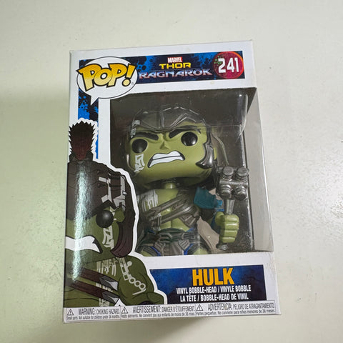 Hulk (THOR RAGNAROK) - Marvel Funko Pop 241 Vinyl Figure (11.4 Cm L × 8.9 Cm W × 15.9 Cm H)