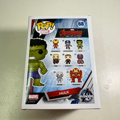 Hulk (Age of Ultron)- Marvel Funko Pop 68 Vinyl Figure (11.4 Cm L × 8.9 Cm W × 15.9 Cm H)