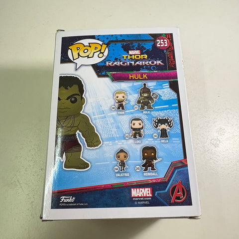 Hulk (Thor Ragnarok)- Marvel Funko Pop 253 Vinyl Figure (11.4 Cm L × 8.9 Cm W × 15.9 Cm H)