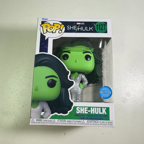 She-Hulk- Marvel Funko Pop 1127 Vinyl Figure (11.4 Cm L × 8.9 Cm W × 15.9 Cm H)