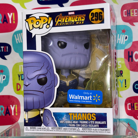 Thanos - Marvel Funko Pop 296 Vinyl Figure (11.4 Cm L × 8.9 Cm W × 15.9 Cm H)