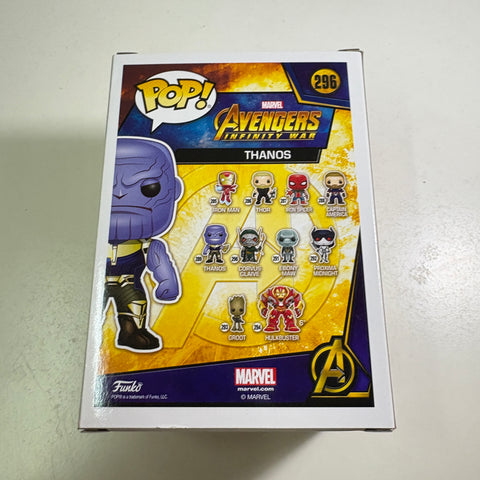 Thanos - Marvel Funko Pop 296 Vinyl Figure (11.4 Cm L × 8.9 Cm W × 15.9 Cm H)