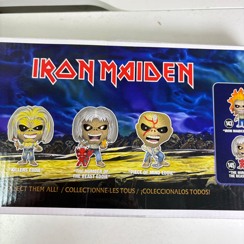 Iron Maiden 4 Pack Iron Maiden/Killers/Number of The Beast/Peace of Mind Eddie Funko Pop Rocks Vinyl Figures EXCLUSIVE Figure (45.7 Cm L × 11.7 Cm W × 15.9 Cm H (Copy)