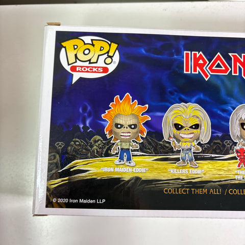 Iron Maiden 4 Pack Iron Maiden/Killers/Number of The Beast/Peace of Mind Eddie Funko Pop Rocks Vinyl Figures EXCLUSIVE Figure (45.7 Cm L × 11.7 Cm W × 15.9 Cm H (Copy)