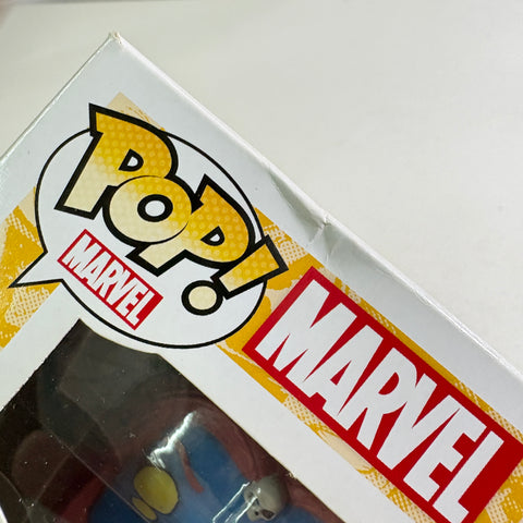 BOX FLAWS VIEW PHOTOS Mystique - X-Men Marvel Funko Pop 61 Vinyl Figure (11.4 Cm L × 8.9 Cm W × 15.9 Cm H)
