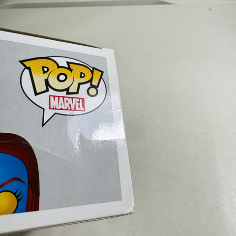 BOX FLAWS VIEW PHOTOS Mystique - X-Men Marvel Funko Pop 61 Vinyl Figure (11.4 Cm L × 8.9 Cm W × 15.9 Cm H)