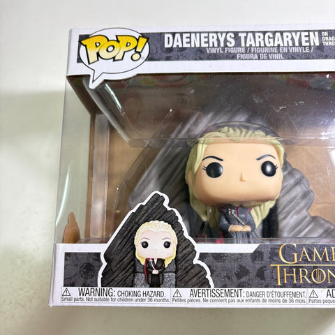Game of Thrones - Daenerys Targaryen on Dragonstone Throne  Funko Pop 63 (20.5 Cm L × 8.9 Cm W × 15.9 Cm H)