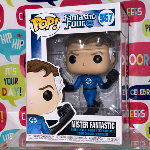 Mister Fantastic - Fantastic Four Marvel Funko Pop 557 Vinyl Figure (11.4 Cm L × 8.9 Cm W × 15.9 Cm H)
