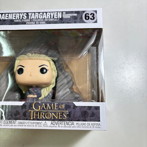 Game of Thrones - Daenerys Targaryen on Dragonstone Throne  Funko Pop 63 (20.5 Cm L × 8.9 Cm W × 15.9 Cm H)