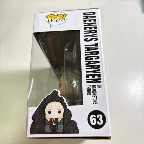 Game of Thrones - Daenerys Targaryen on Dragonstone Throne  Funko Pop 63 (20.5 Cm L × 8.9 Cm W × 15.9 Cm H)