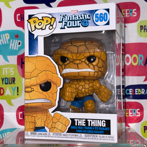 The Thing - Fantastic Four Marvel Funko Pop 560 Vinyl Figure (11.4 Cm L × 8.9 Cm W × 15.9 Cm H)
