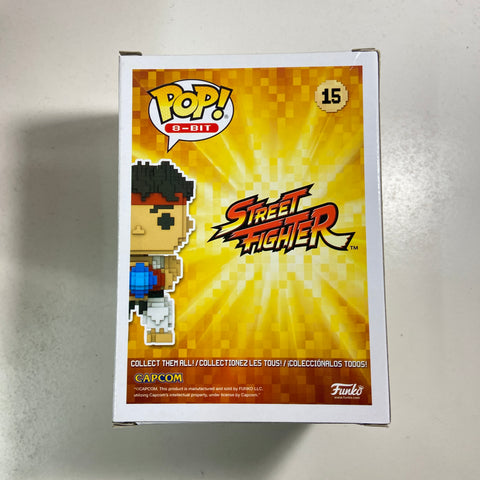 Street Fighter - Ryu 8 Bit Funko Pop 15 Gamestop Exclusive