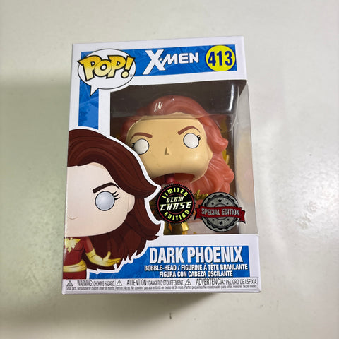 Dark Phoenix GLOW CHASE - X-Men Marvel Funko Pop 413 Vinyl Figure (11.4 Cm L × 8.9 Cm W × 15.9 Cm H)