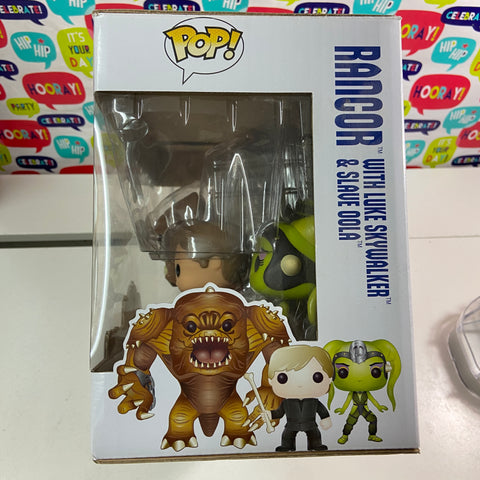 Rancor, Luke Skywalker, Slave Oola - Star Wars Funko Pop 3 Pack
