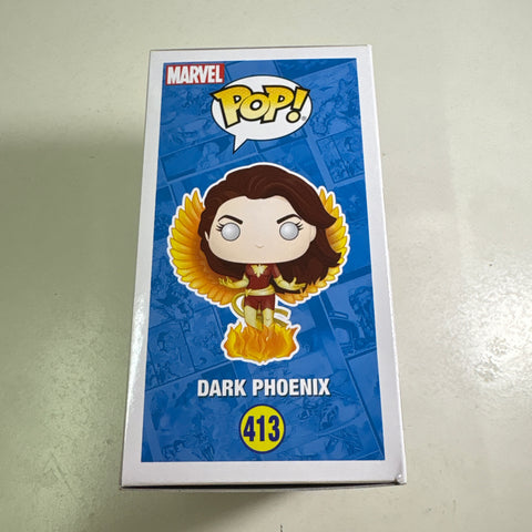 Dark Phoenix GLOW CHASE - X-Men Marvel Funko Pop 413 Vinyl Figure (11.4 Cm L × 8.9 Cm W × 15.9 Cm H)