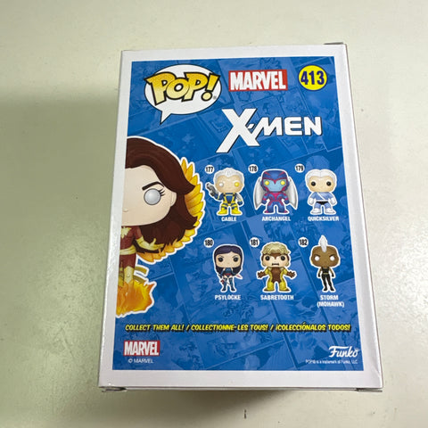 Dark Phoenix GLOW CHASE - X-Men Marvel Funko Pop 413 Vinyl Figure (11.4 Cm L × 8.9 Cm W × 15.9 Cm H)